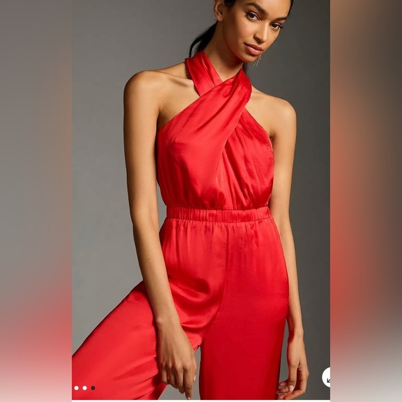 NWT Anthropologie DOLAN Halter Neck Jumpsuit - Picture 3 of 3